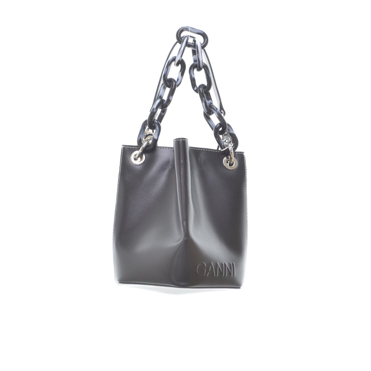 GANNI diamond bucket bag ブラック　ガニー　黒 GANNI diamond bucket bag ブラックガニー黒
