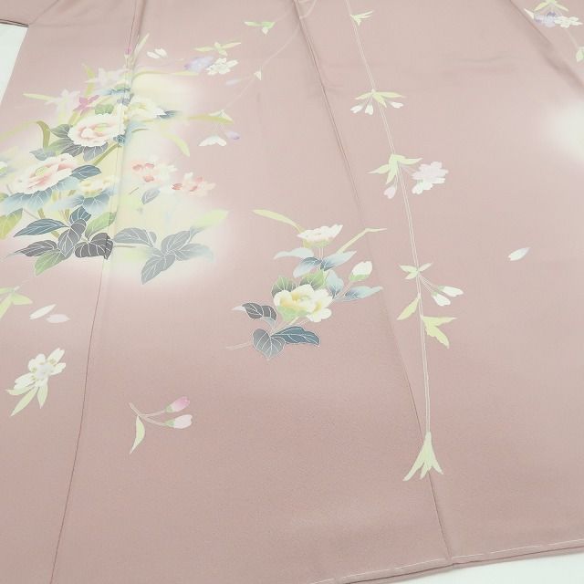 正絹 仕付け糸付