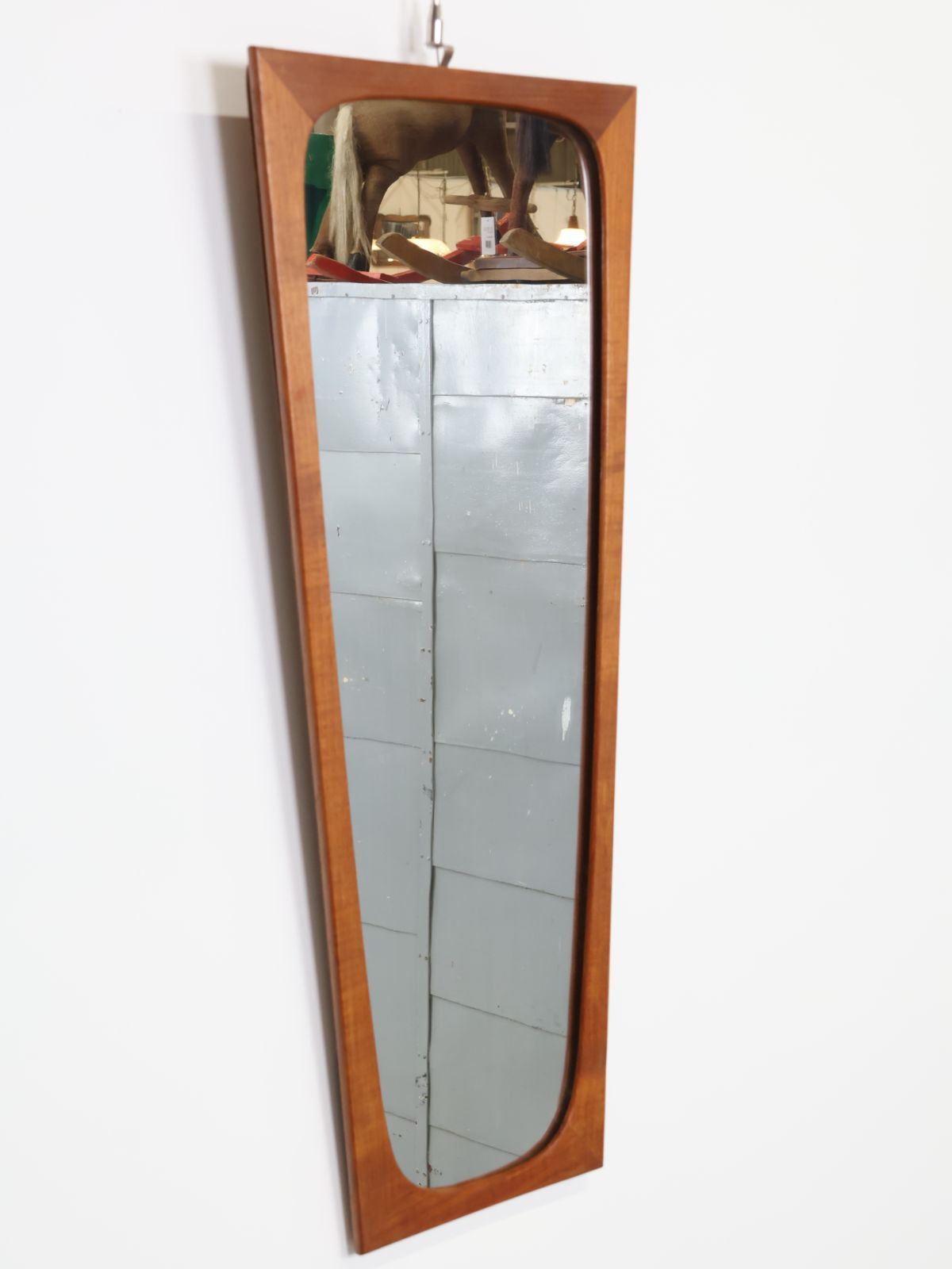 カリモク ウォール ミラー 姿見 木製 壁掛け 鏡 Karimoku カリモク