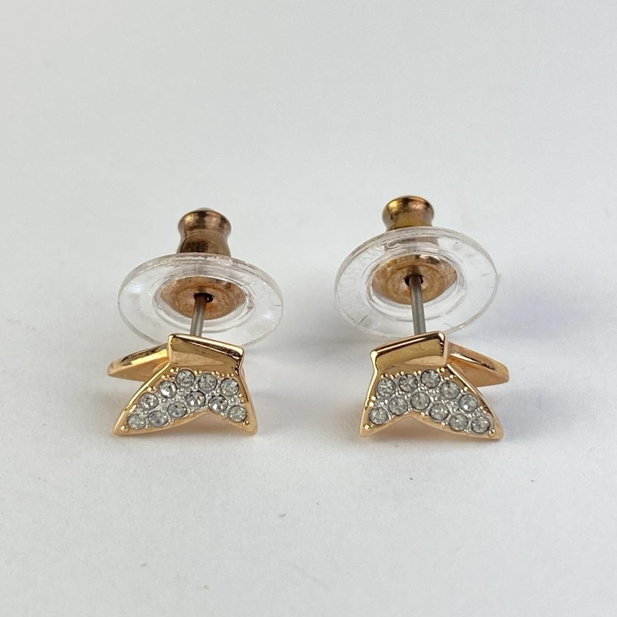SWAROVSKI(スワロフスキー) ピアス美品 - 5636427 ローズ