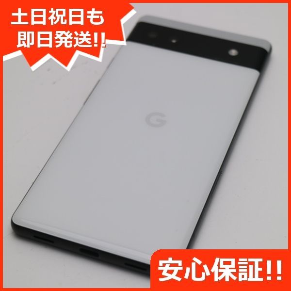 良品中古 au Google Pixel 6a チョーク スマホ 白ロム 中古 土日祝発送