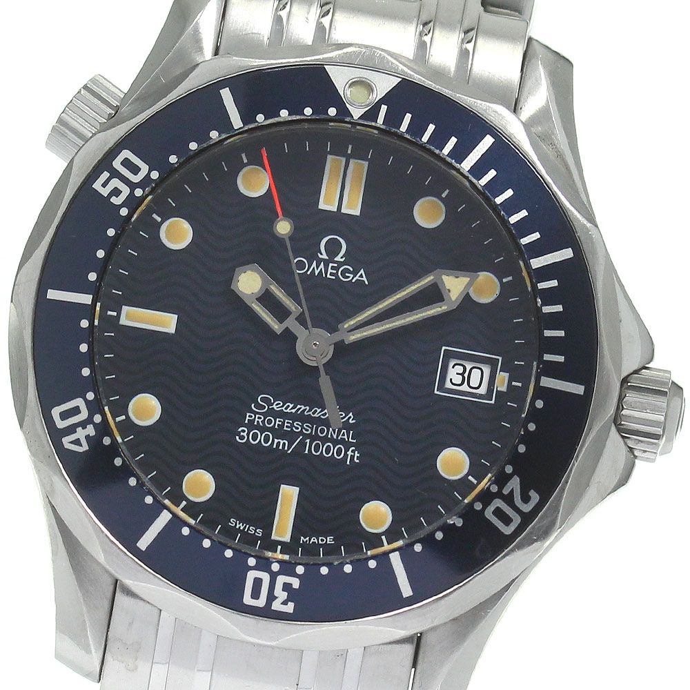 訳ありオメガ OMEGA 2561.80 シーマスター300 プロフェッショナル デイト クォーツ ボーイズ_829477