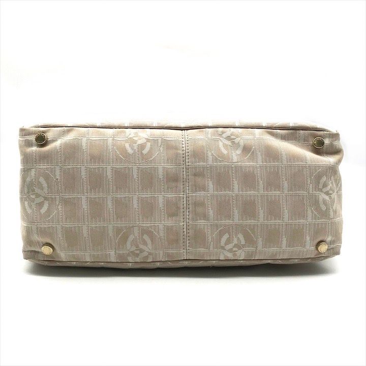 良品 CHANEL シャネル ハンド トート バッグ ニュートラベル ライン  