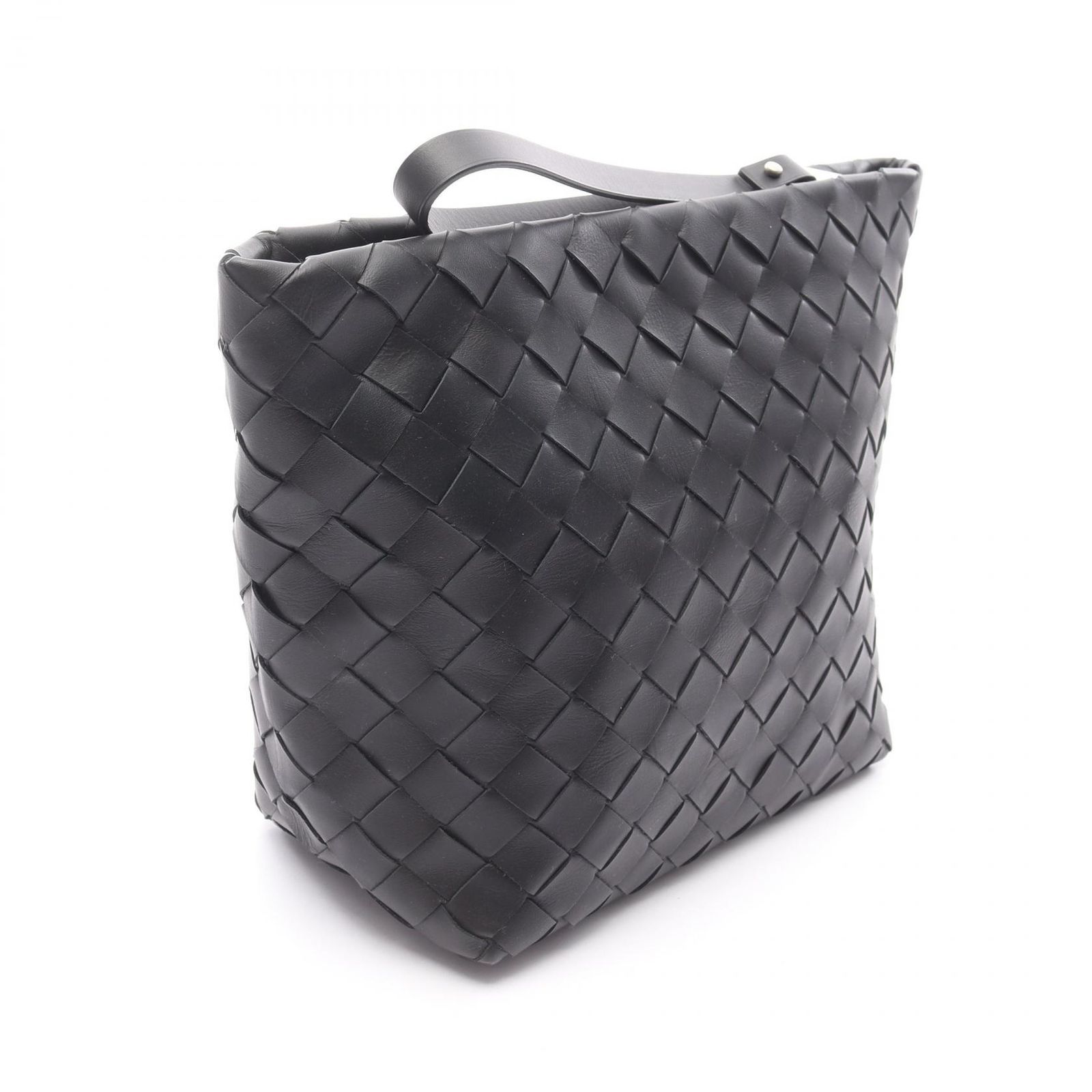 【BOTTEGA VENETA】イントレッチオ ブラック レザーポーチ BOTTEGA VENETA】イントレッチオ ブラック レザーポーチ