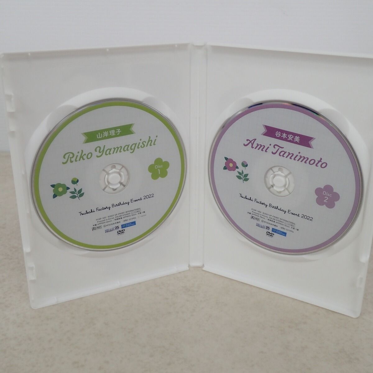 つばきファクトリー限定販売DVD「山岸理子&谷本安美バースデー