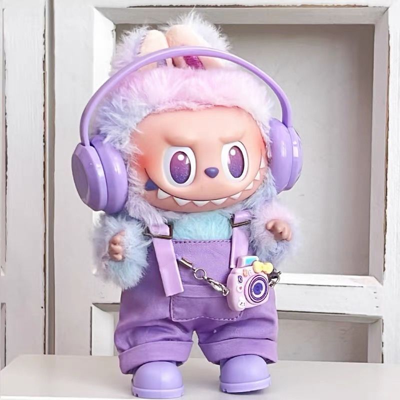 4点セット】LABUBU服 着せ替え Labubu 15/17cm ラブブぬいぐるみ