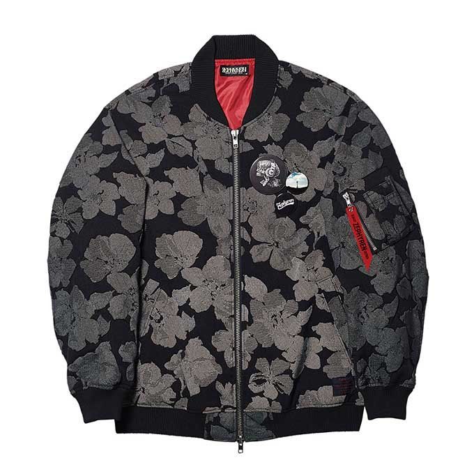 Mサイズ ZEPHYREN ゼファレン MA-1 FLOWER JACKET エムエーワンジャケット アウター