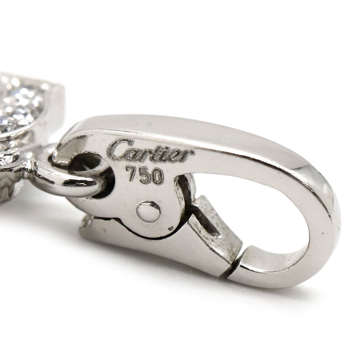 カルティエ Cartier ペンダントトップ C2 2Cチャーム ダイヤ
