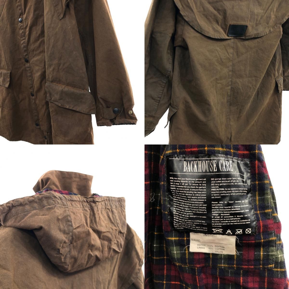 90年代 Barbour x Backhouse ストックマンズコート オイルド