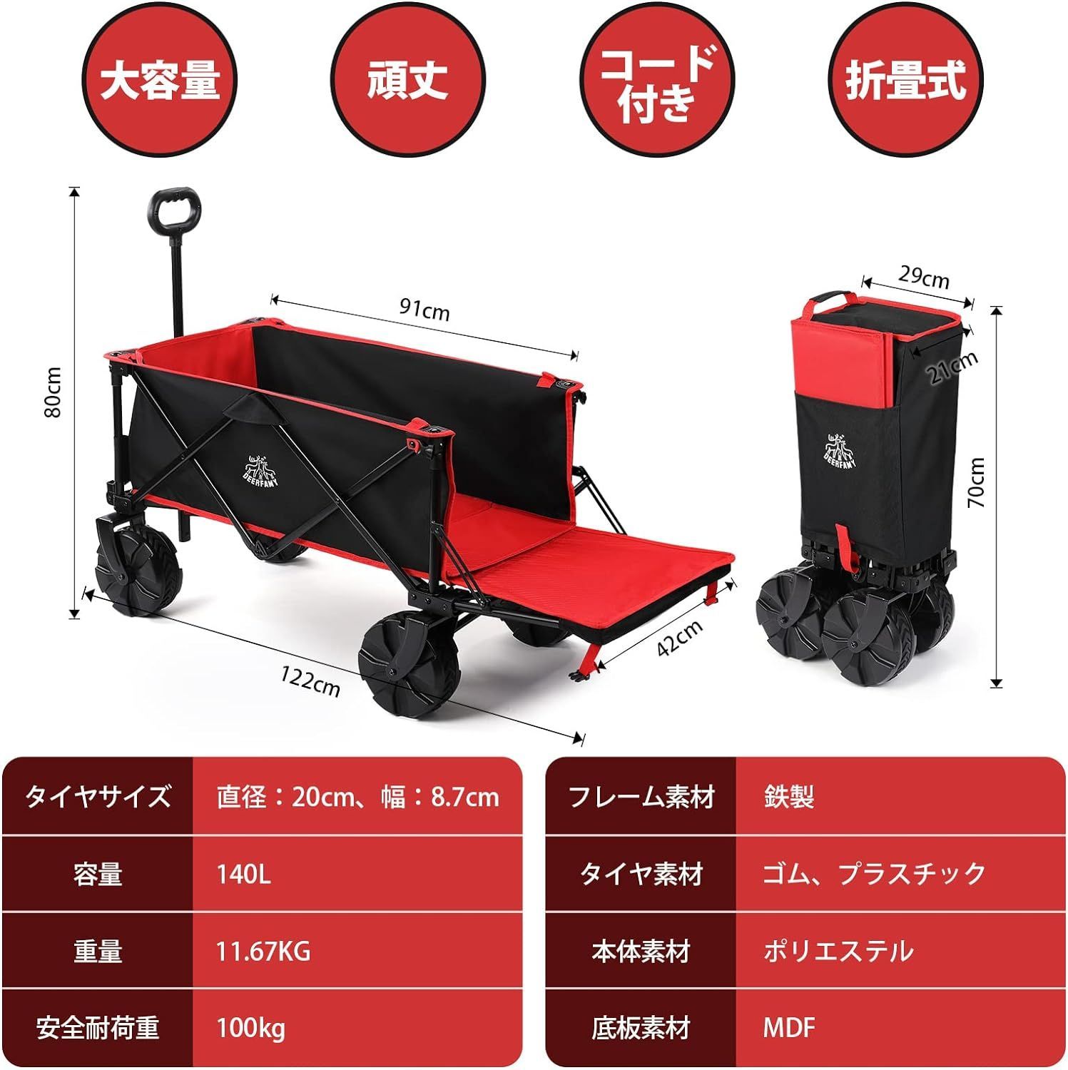 キャリーワゴン 開封のみの未使用品 キャリーワゴン 開封のみの未使用品