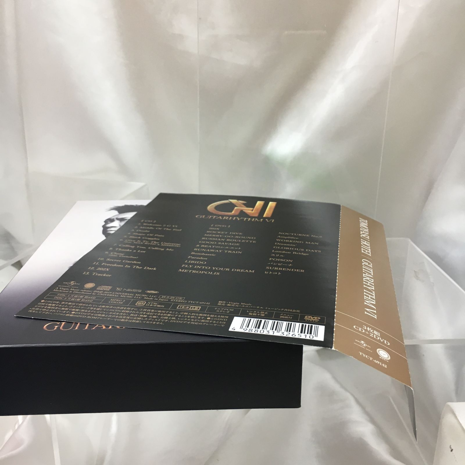 ☆極美品☆布袋寅泰 CD GUITARHYTHM VI(初回生産限定盤)DVD付 三沢店】GUITARHYTHM VI 初回限定盤 CD＋LIVE DVD 布袋寅泰 2DVD