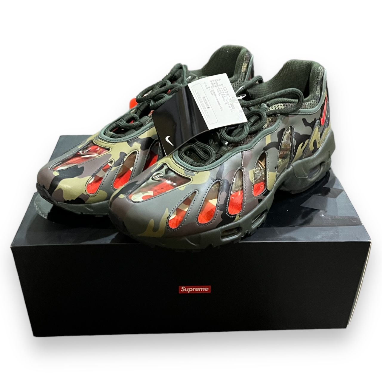 国内正規 新品 SUPREME NIKE AIR MAX 96 DARK ARMY CAMO CV7652-300 