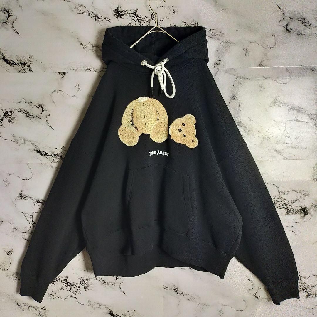 【入手困難】パームエンジェルス☆テディベアーウールパーカー 美品・タグ付】パームエンジェルス Palm Angels☆テディベア パーカー