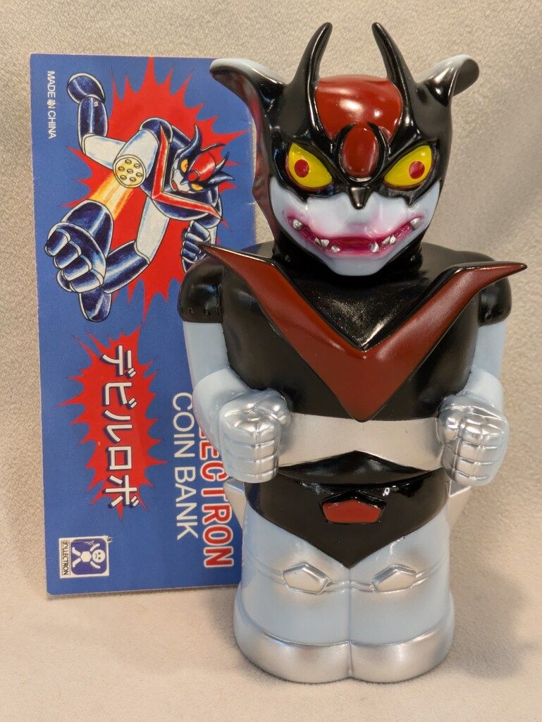 KOKOLLECTRON ショップ デビルロボ コインバンク 水色成型 極厚8mm フランス製 本物 マツケリー素材 Maryll