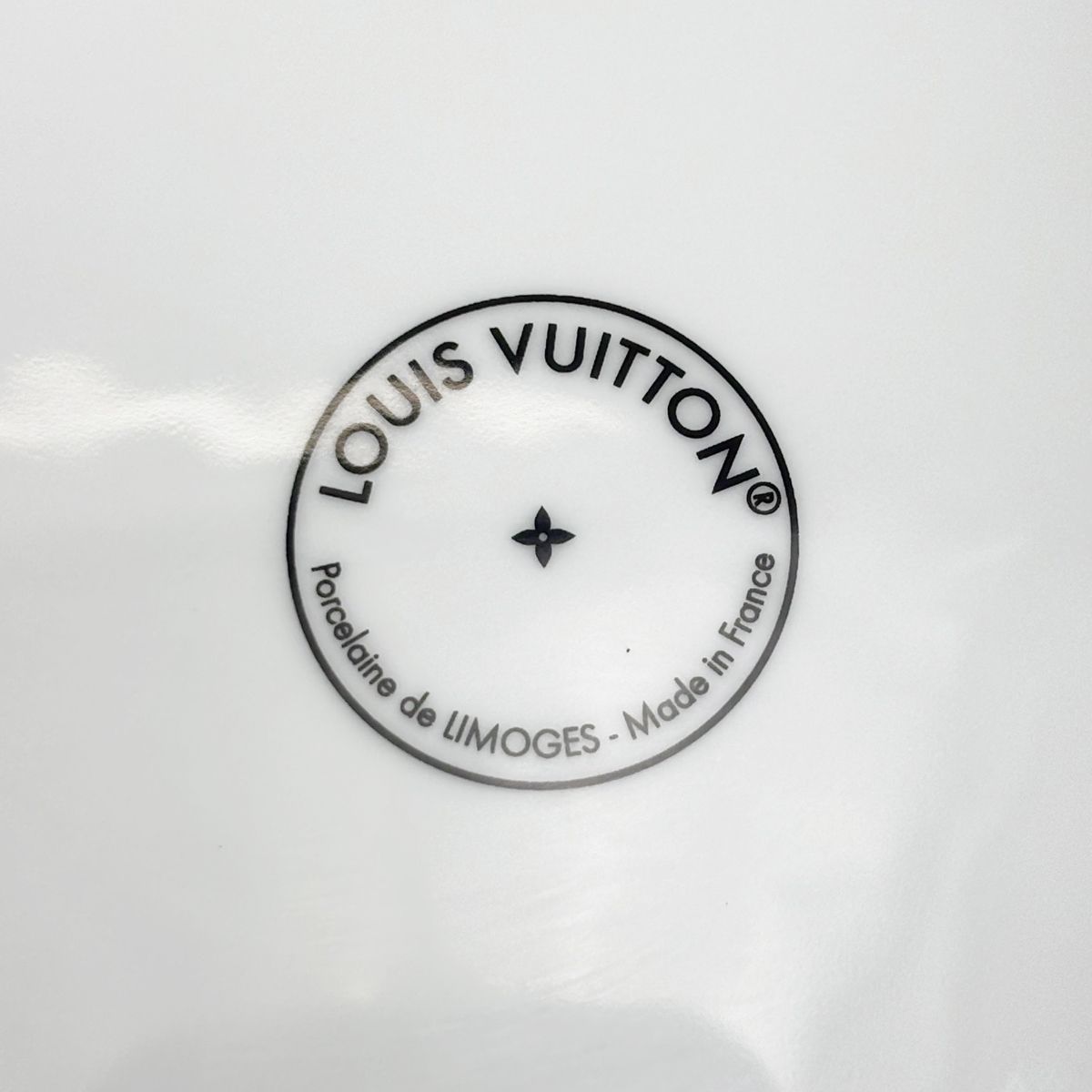 新古品】 ルイヴィトン 食器 プレート 大皿 モノグラム フラワータイル 