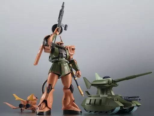 中古】フィギュア ROBOT魂 ＜SIDE MS＞ MS-06FS ガルマ専用ザクll＆