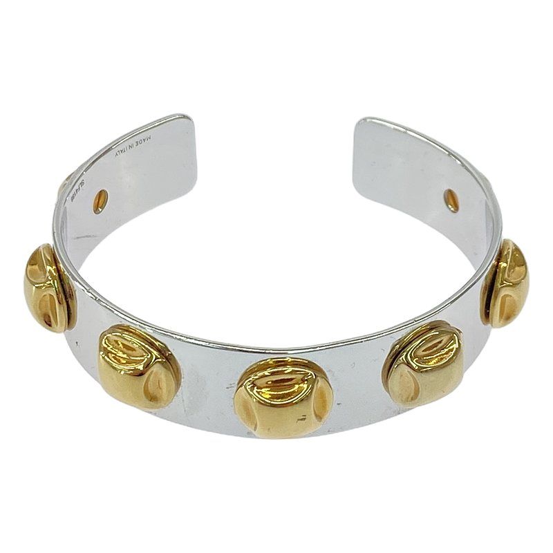 未使用級　セリーヌ スタッズ バングル シルバー / ゴールド レディース CELINE / セリーヌ | スタッズ バングル | シルバー / ゴールド