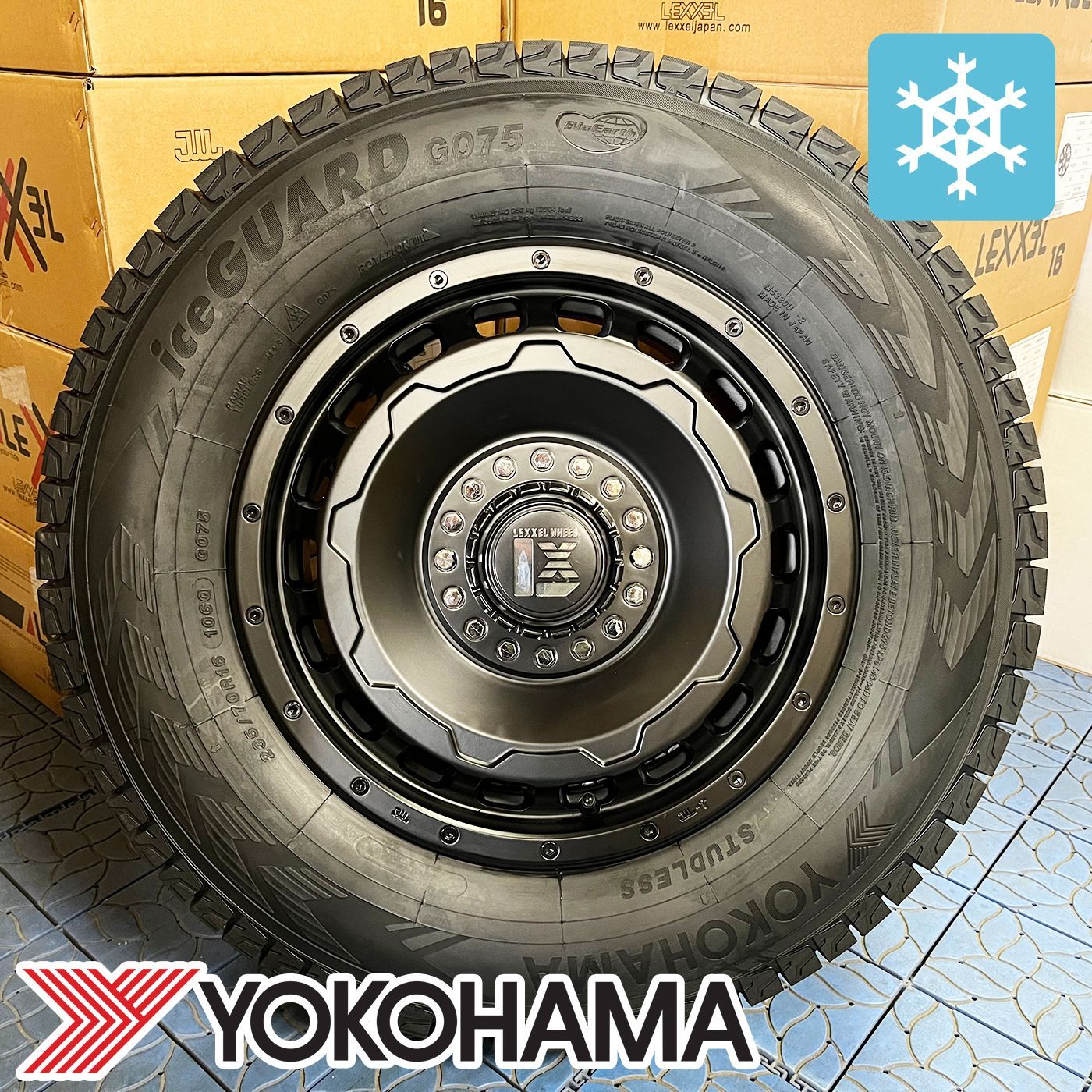 国産スタッドレス JB64 JB23 JB22 JA12 ジムニーシエラ ヨコハマ