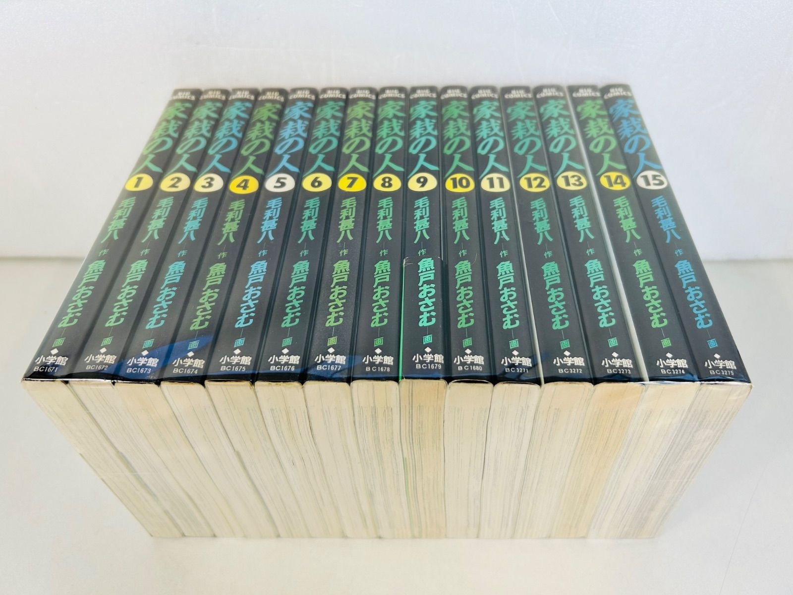 家裁の人　全15巻　毛利勘八-作　魚戸おさむ-画　小学館　コミック 家栽の人 魚戸おさむ [1-15巻 漫画全巻セット⁄完結] 家裁の人 か