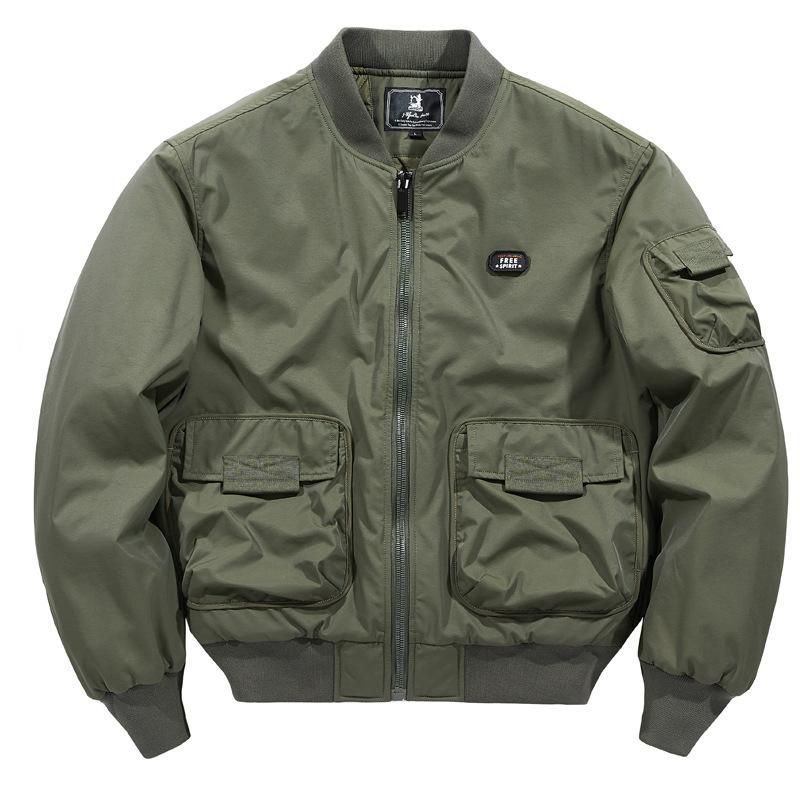 中綿ジャケット メンズ 中綿コート ma-1 ma1 中綿入り キルティング 撥