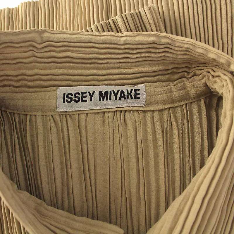 ISSEY MIYAKE イッセイミヤケ プリーツジャケット ブラウン M PLEATS PLEASE ISSEY MIYAKE - 極美品 プリーツプリーズ