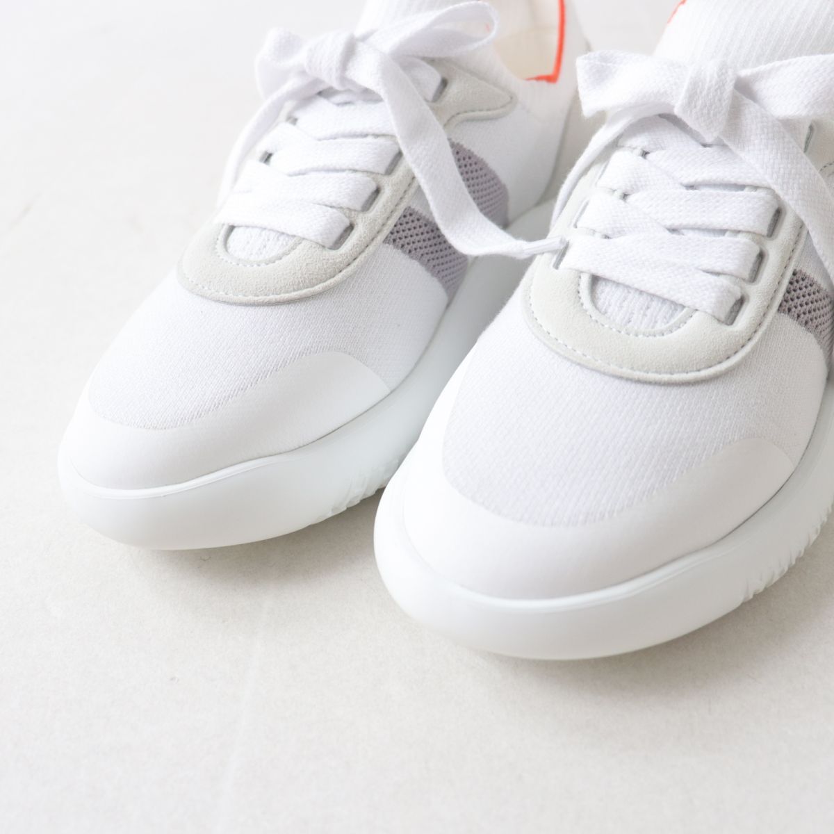 未使用品◎エルメス CREW クルー スニーカー レディース ニット 