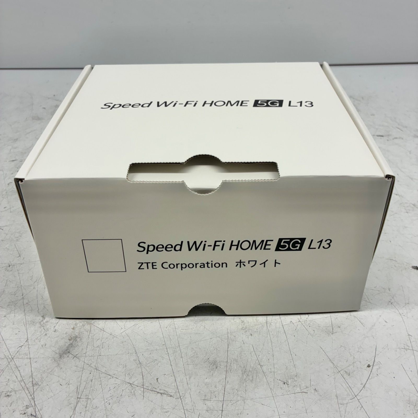 新品未使用】 Speed Wi-Fi HOME 5G L13 ホームルーター ホワイト ZTR02 