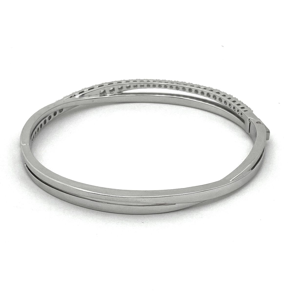 Swarovski シルバー ツイストバングルEdithバングル スワロフスキー SWAROVSKI ツイスト バングル Twist ジルコニア