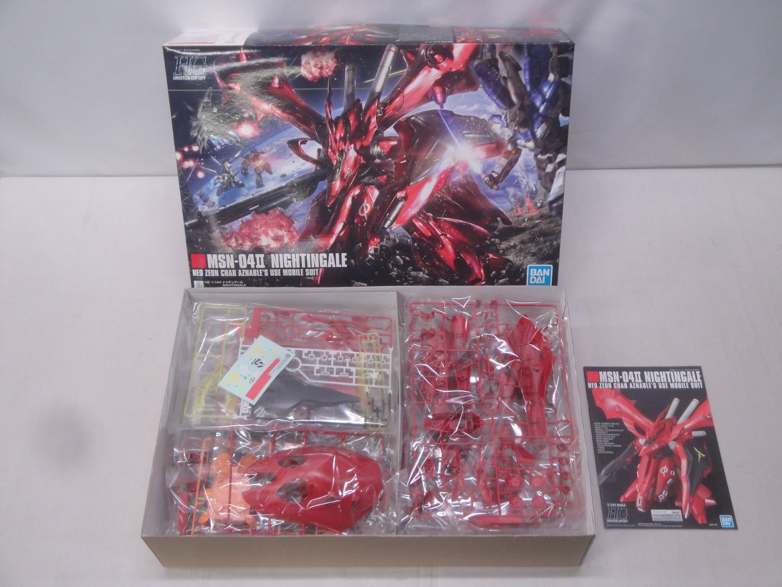 ☆ HG MSN-04Ⅱ NIGHTINGGALE ナイチンゲール ☆ Kit Review: HGUC 1/144 MSN-04II Nightingale - Mecha Alliance