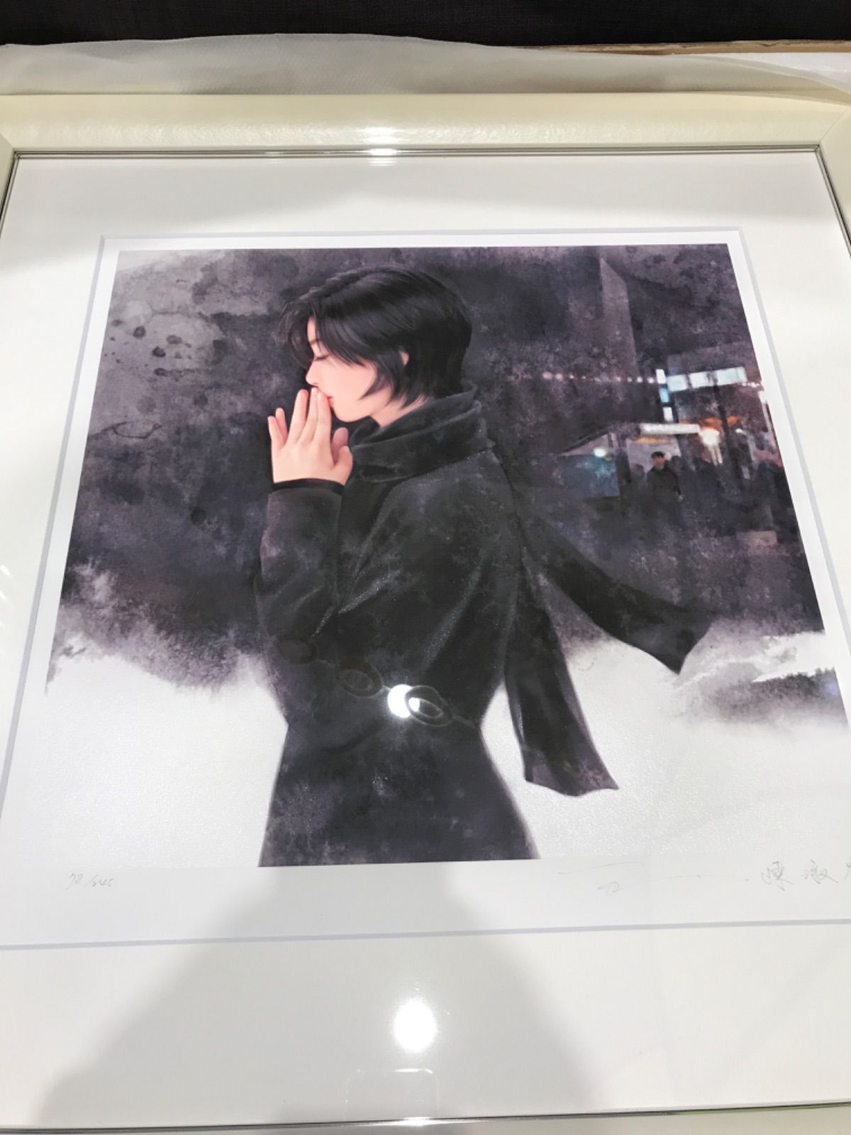 値下げアイテム！夜明けの前に ジクレ・手彩 平凡・陳淑芬 78/245 作品 