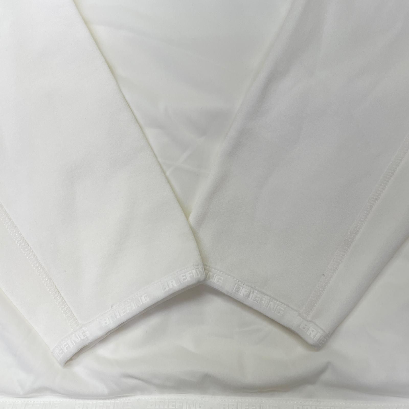 メンズ ブリーフィング BRIEFING 長袖シャツ XL 白 ホワイト ハイネック 裏起毛 WWW_NOITHATQUANGTHANH_NET