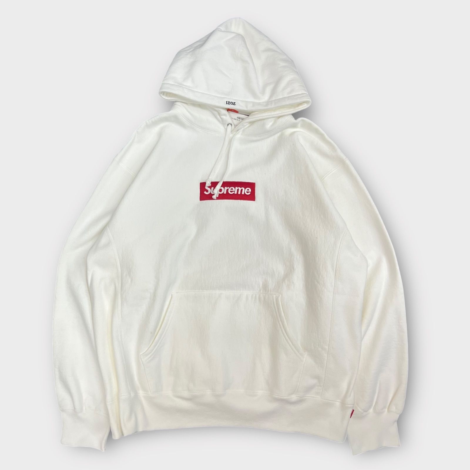 Supreme Box Logo Hooded Sweatshirt White 21FW シュプリーム 