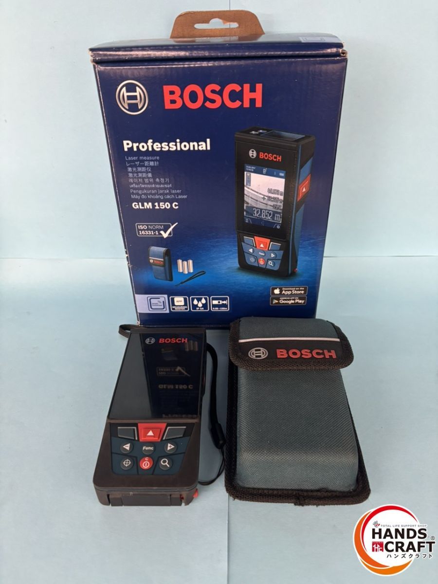 ♭ 未校正品 BOSCH ボッシュ レーザー距離計 GLM150C 熊本けやき通り店