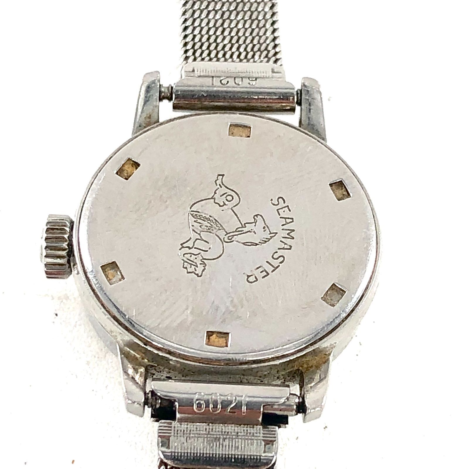 OMEGA オメガ Geneve ジュネーブ SS/手巻き シルバー文字盤レディース 