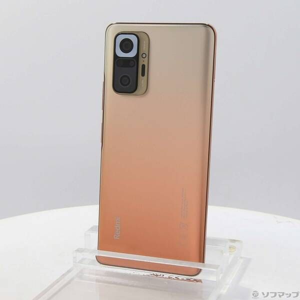 〔中古品〕 Redmi Note 10 Pro 128GB グラディエントブロンズ M2101K6R SIMフリー【269】 Note Redmi 0 6+128GBシャオミ 公式通販 中古)XIAOMI