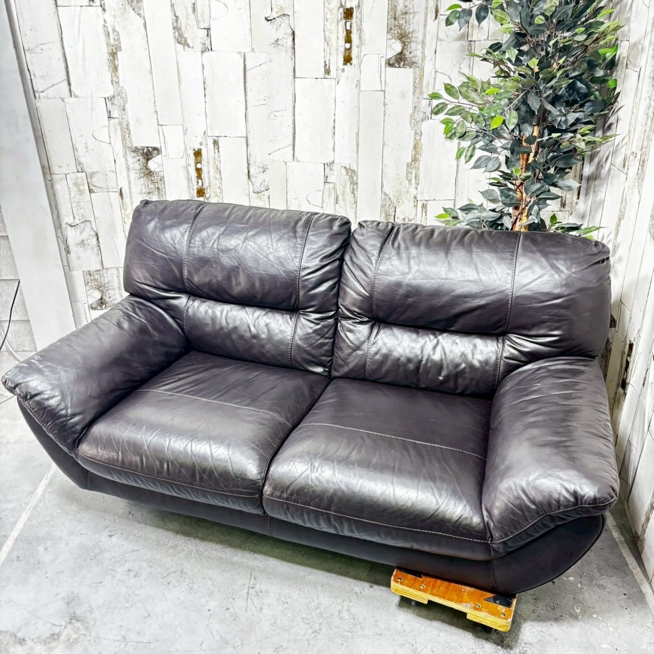 2人掛け ソファ レザー ワールド