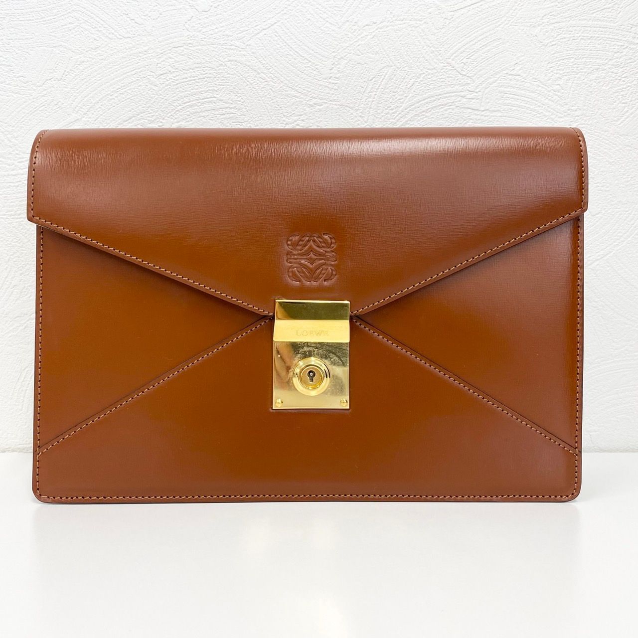 美品 LOEWE ロエベ アナグラム セカンドバッグ クラッチバッグ