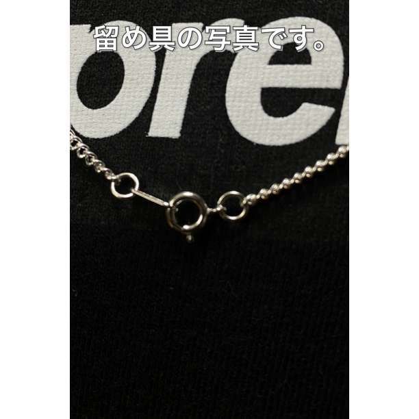70cm【2mm】ロングチェーンネックレス メンズ ステンレス シルバー 