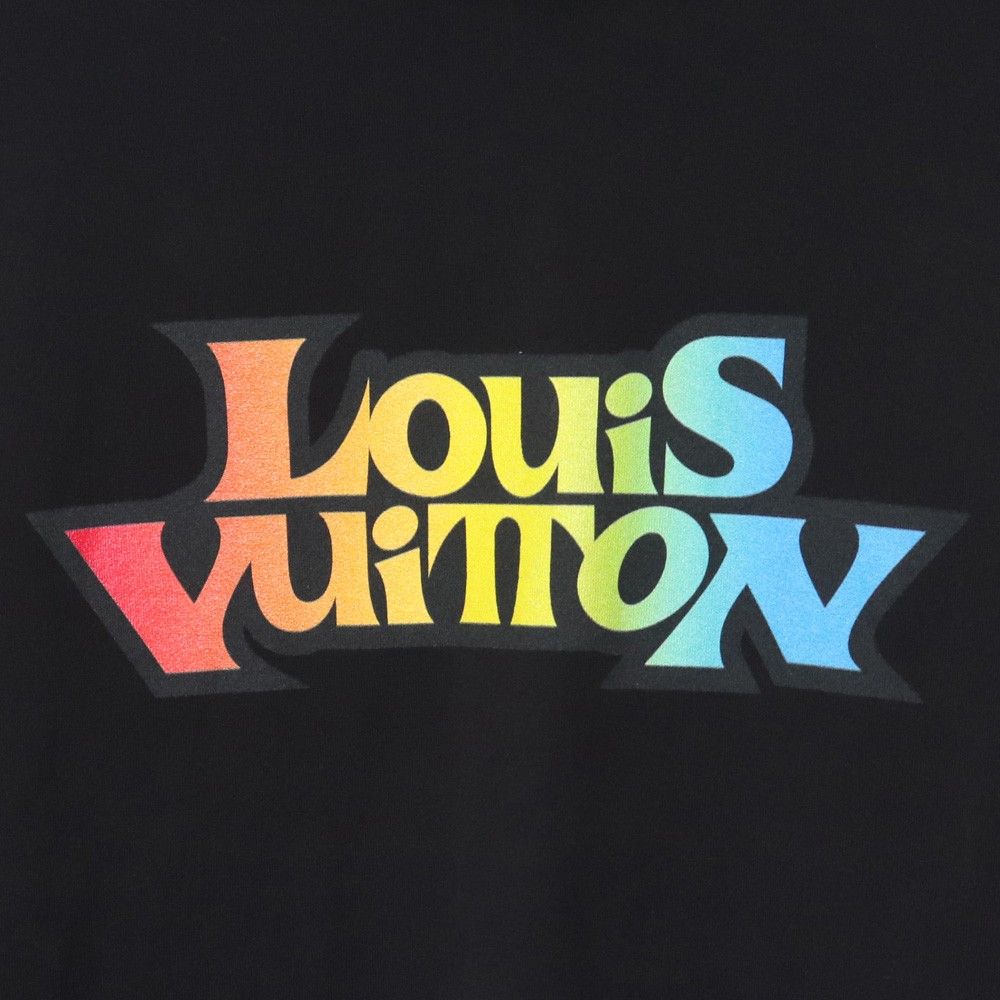 LOUIS VUITTON LVフェードプリンテッドロングスリーブTシャツ M