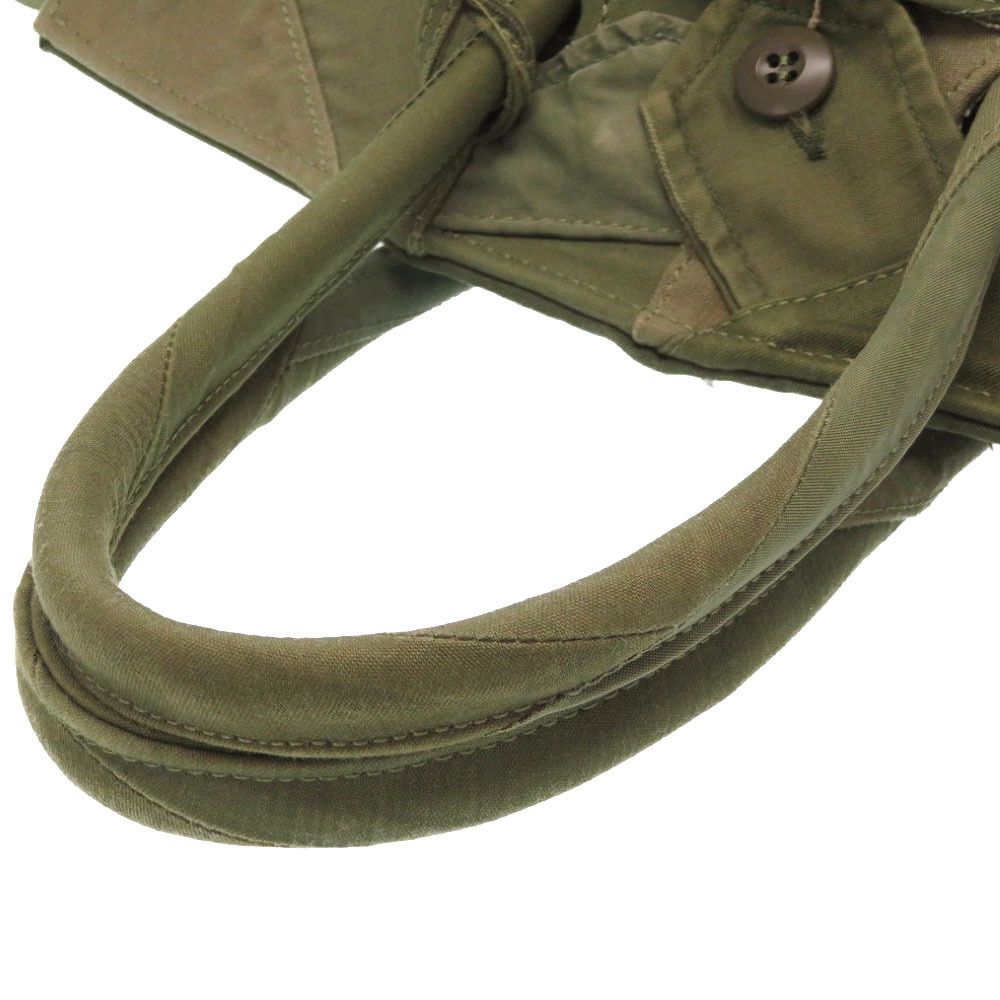 READY MADEミリタリートートバッグワッペンパッチワークキャンバス