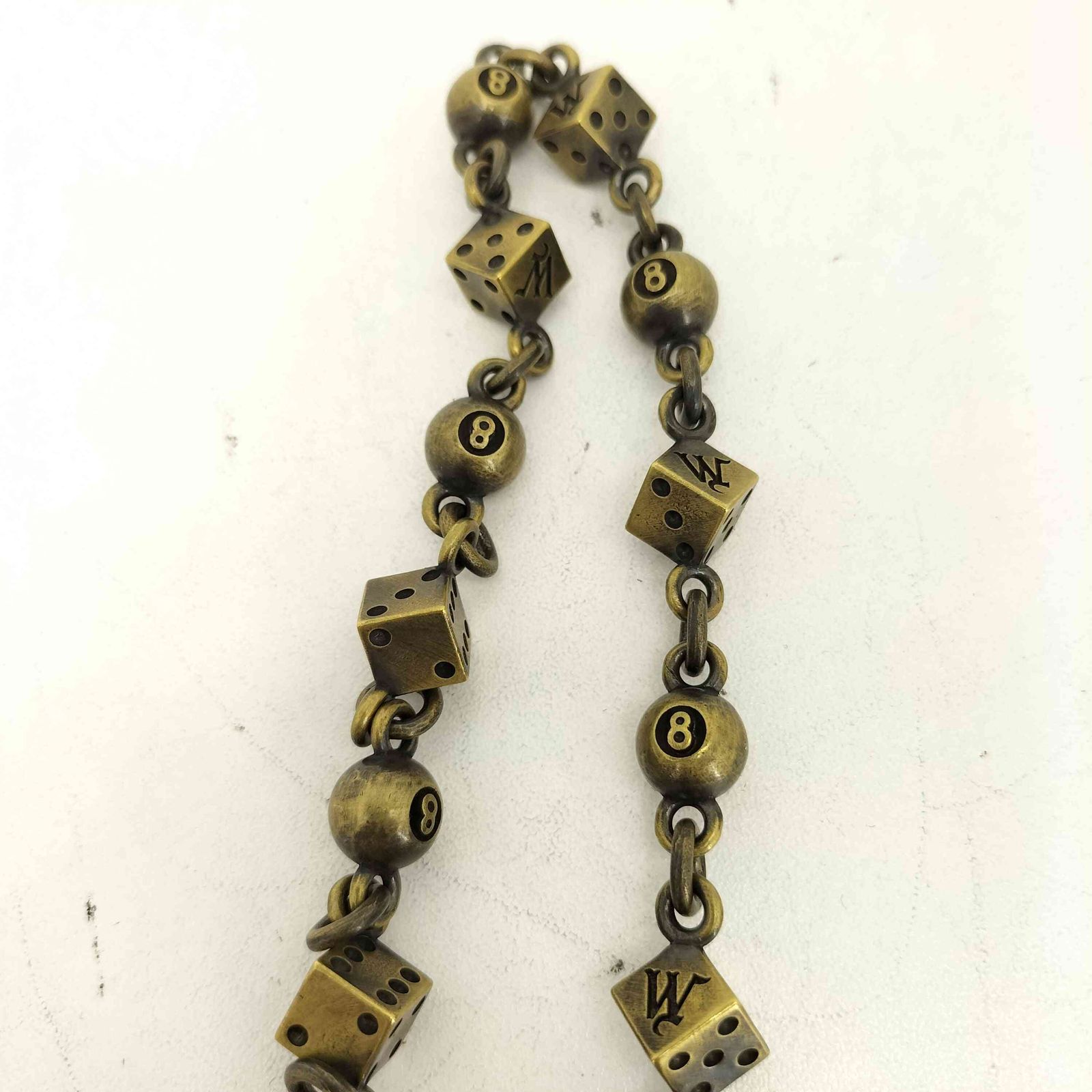 週末限定 WEIRDO フランケン ウォレットチェーン ブラス 2025年最新