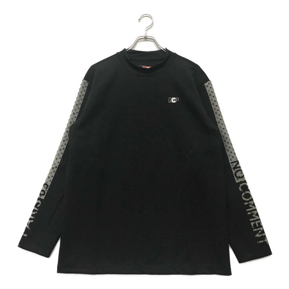 未使用品 メンズ ノーコメントパリ NO COMMENT PARIS 長袖シャツ XL 黒
