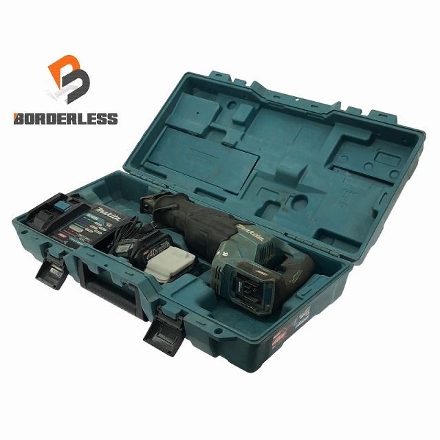makita マキタ 40Vmax 充電式レシプロソー JR002GRDX バッテリ2個 40V 2.5Ah 充電器 ケース付き 108166