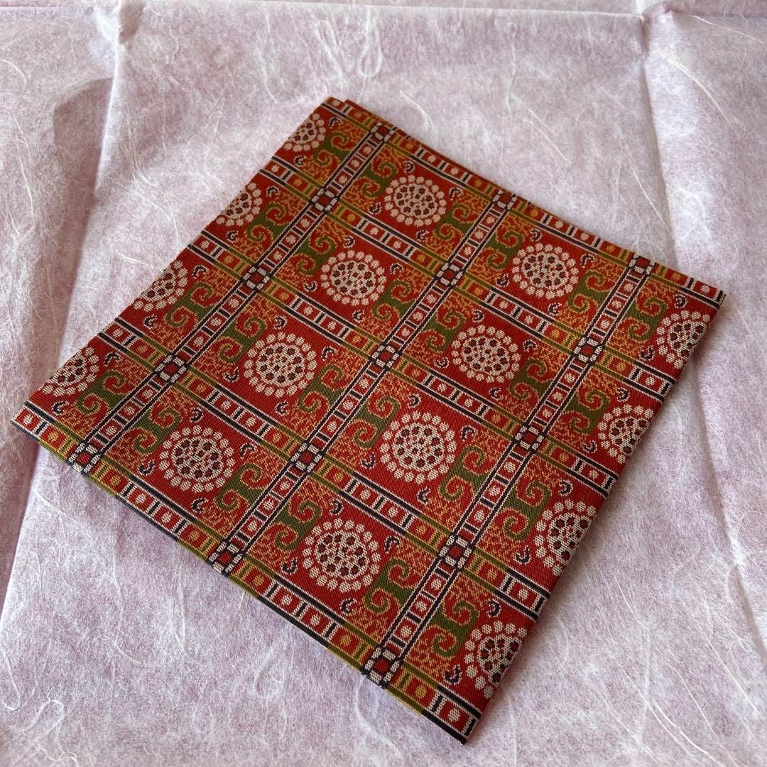 2364 袱紗 米寿亀甲ふくさ 表千家 堀内宗匠 なかざわ織物 共箱 正絹帛紗