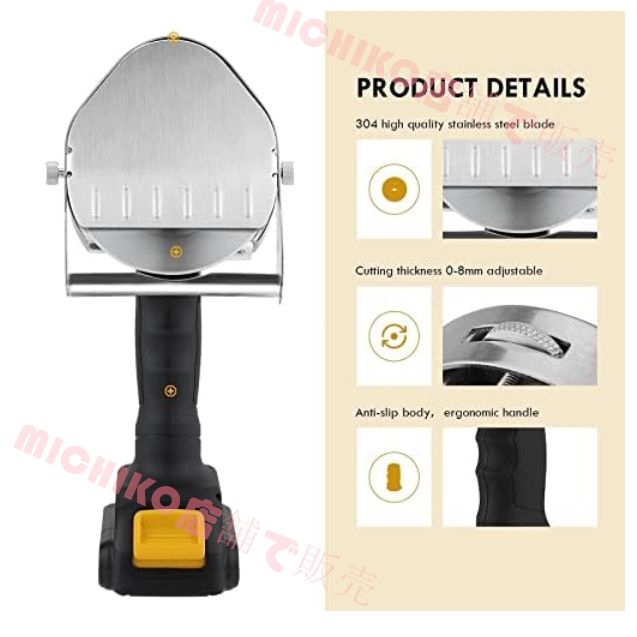 厚さを調整することができます肉スライサーマシン電気ケバブナイフハンドヘルドトルコケバブナイフ電気80Wホームラムポークチキン用