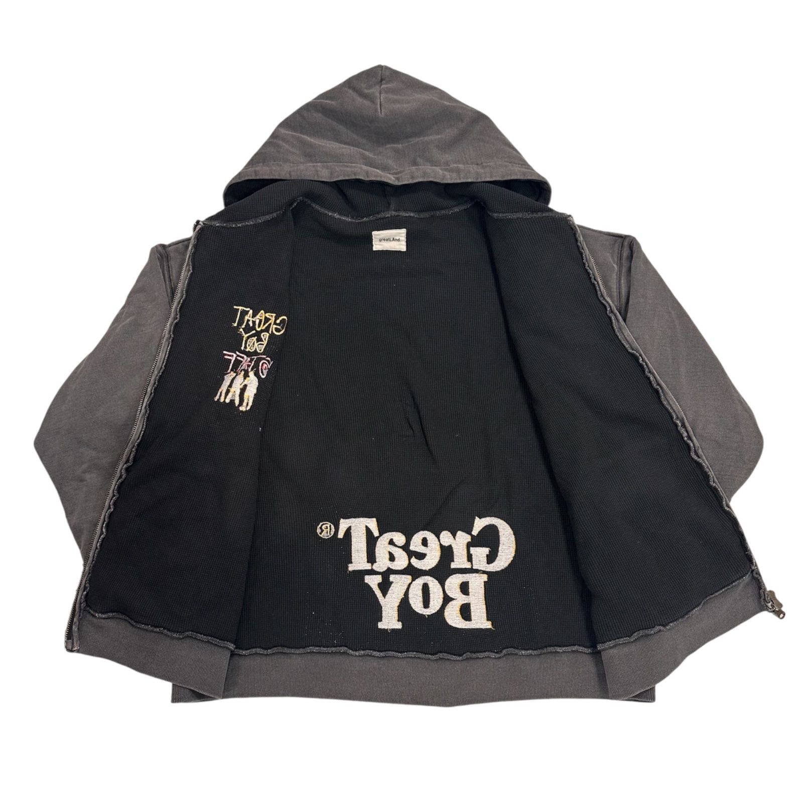 greatland オリジナル　フルジップパーカー　グレートランド　フェード 70】greatLAnd ORIGINAL GREAT BOY ZIP UP HOODIE グレート