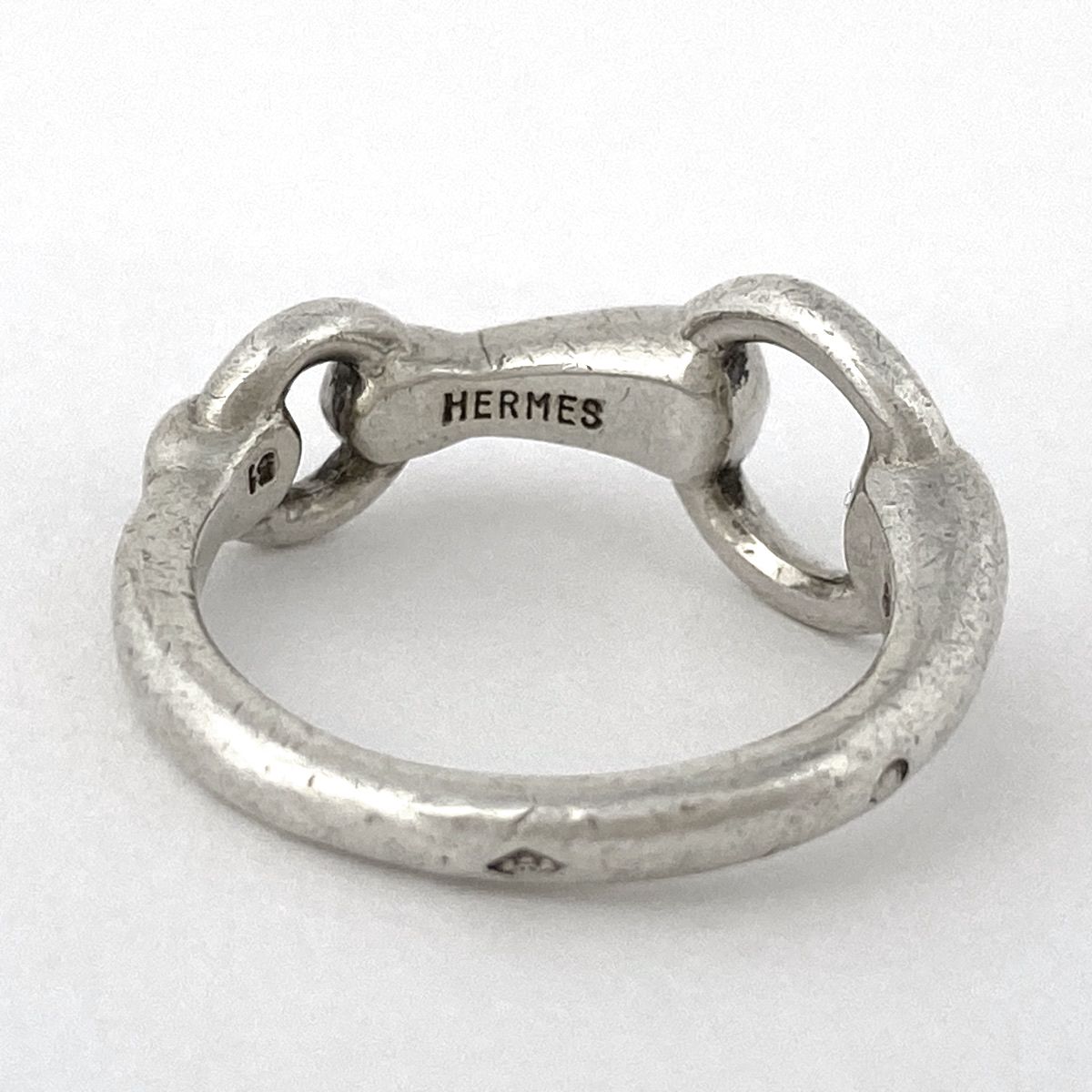 シルバー925ダブルホースビットリング エルメス ホースビットリング 925シルバー 12.5号 w-26642 | スイート