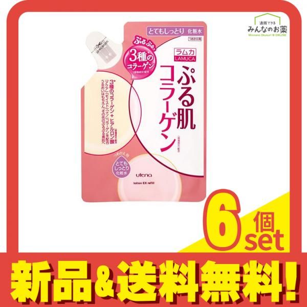 ラムカ ぷる肌化粧水 とてもしっとり 180mL (詰め替え用) 6個セット まとめ売り