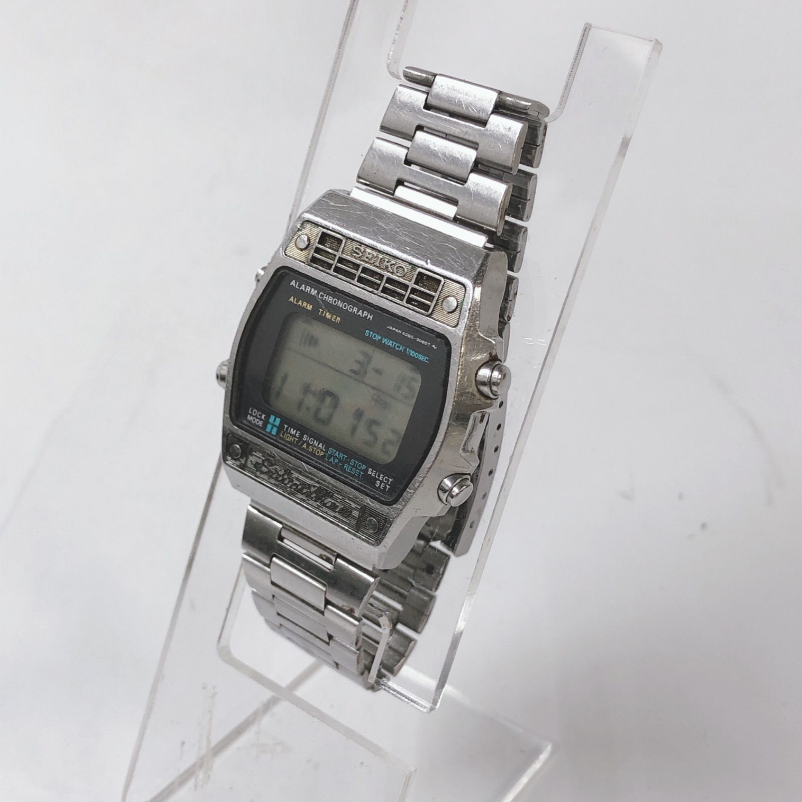 セイコー SEIKO SilverWave アラームクロノグラフ A259-5090
