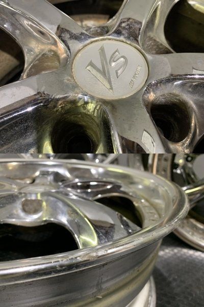 絶版 WORK VS-KF ワーク 社外ホイール 18インチ 4本 8J/9J5HPCD114.3+